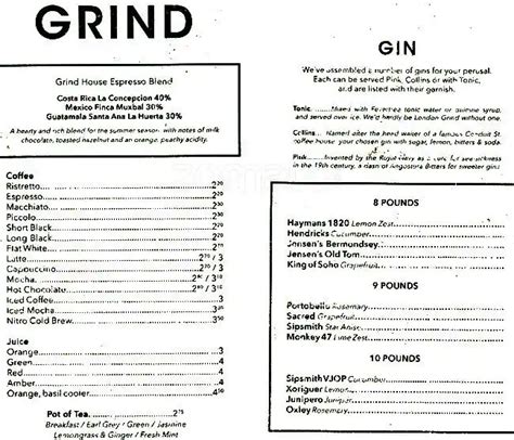 grindhouse restaurante|Grind London Bridge Restaurant